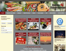 Tablet Screenshot of blokhusfiskerestaurant.dk